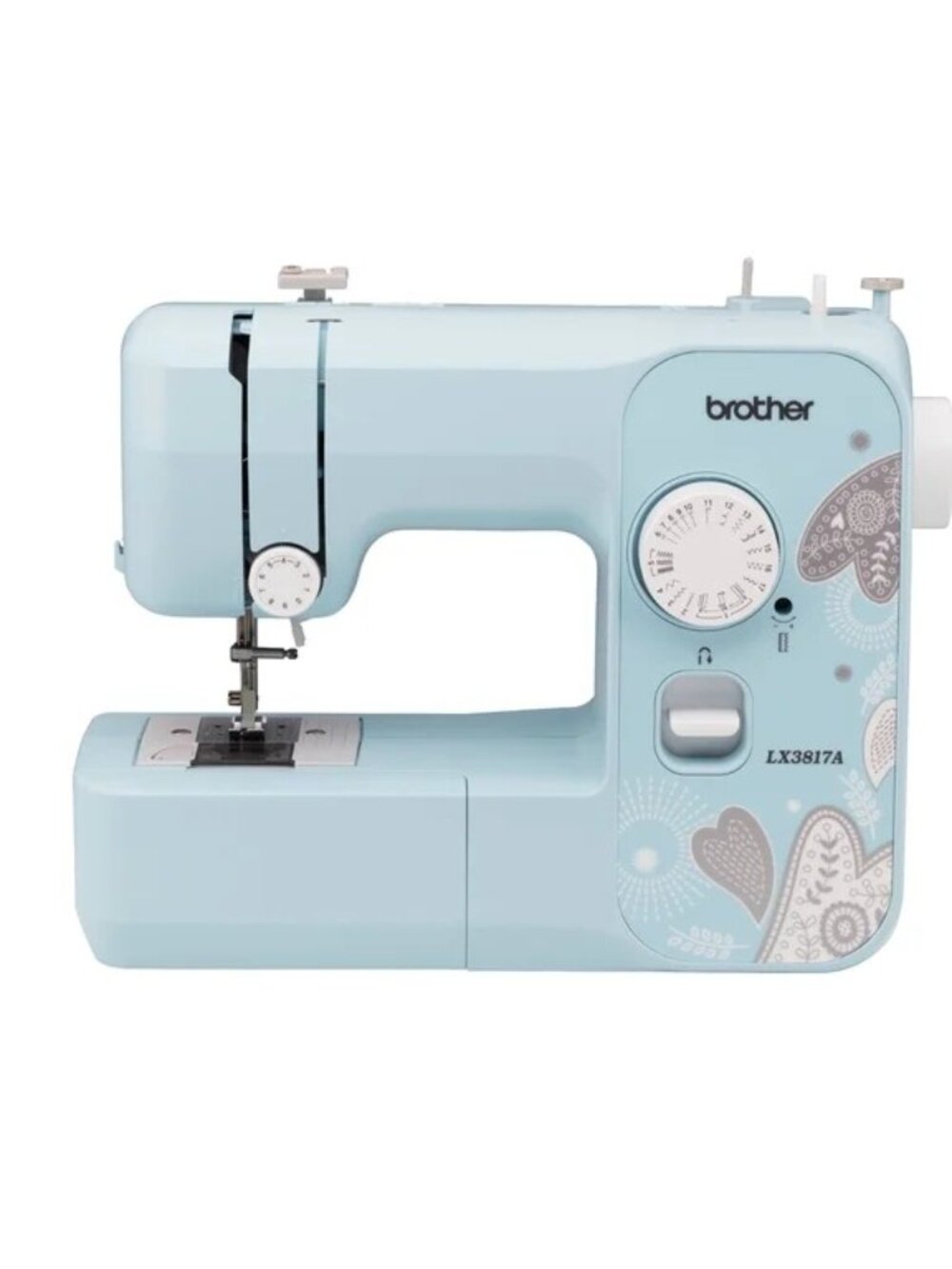 Brother RLX3817A 17-Stitch Portable Mechanical Sewing Machine - Blue/Aqua
